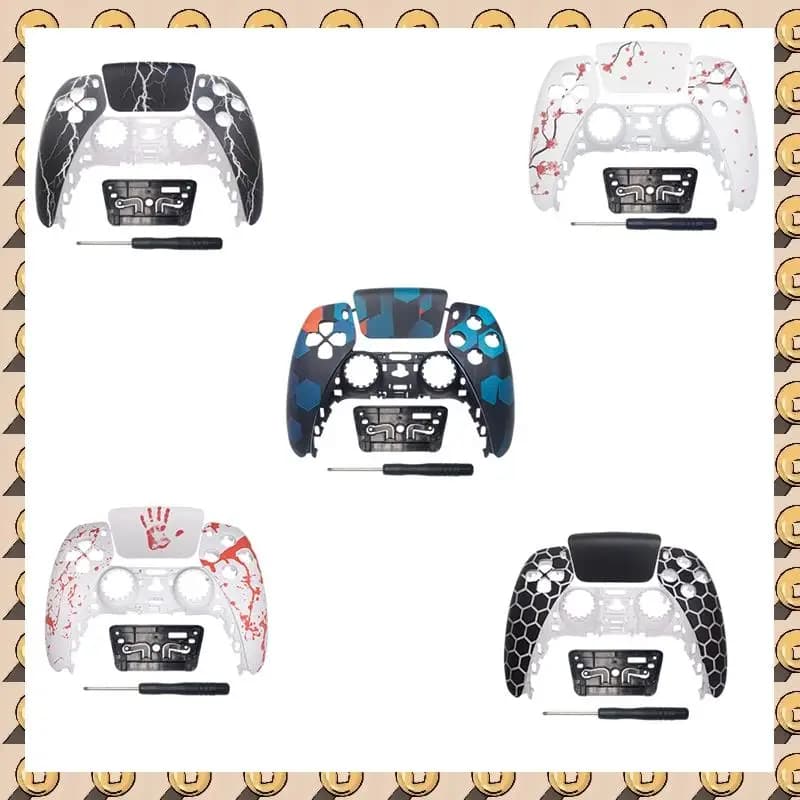 Per PS5 Elite Gamepad BDM-010 1Rd Tipo di Pelle Copertura Frontale Gamepad Sostituzione Della Copertura Superiore Sostituzione Refit Parte Kit di Accessori,B