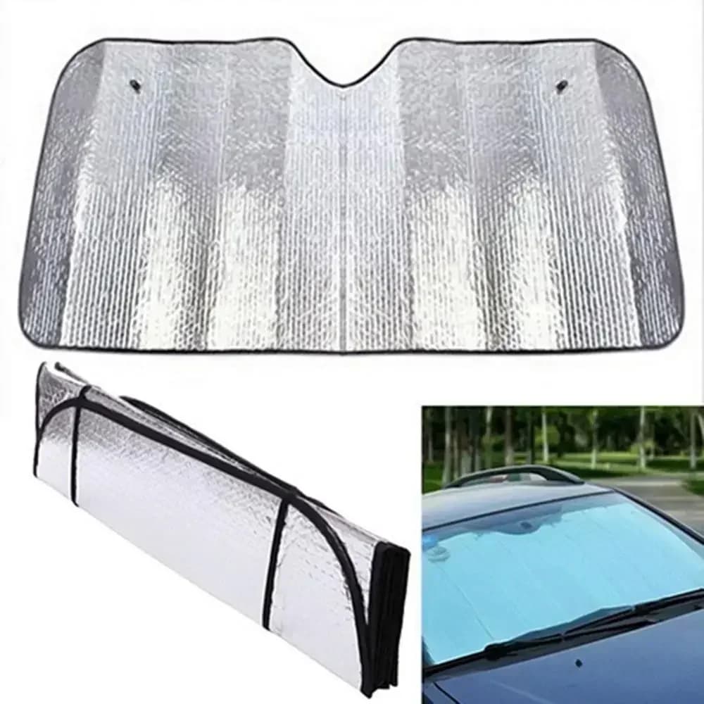 Parasole per finestrino anteriore per auto Protezione UV Parasole Protezione solare Parabrezza Visiera Copertura Tenda automatica Parasole Accessori