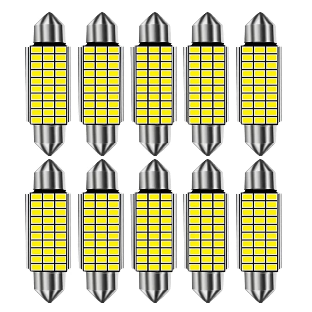10x Error Free C5W C10W 3014 lampadina a LED 31 36 39 41 42mm luce di lettura interna festone Auto Dome targa bagaglio tronco lampada