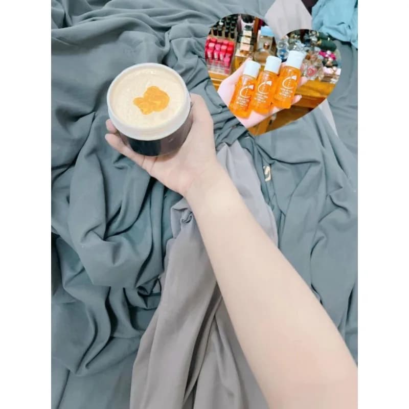 Siero corpo alla vitamina C, dissolvenza macchie nere e cicatrici, schiarisce la pelle nera sotto le braccia, ginocchia, caviglie, siero Duong Trang Da