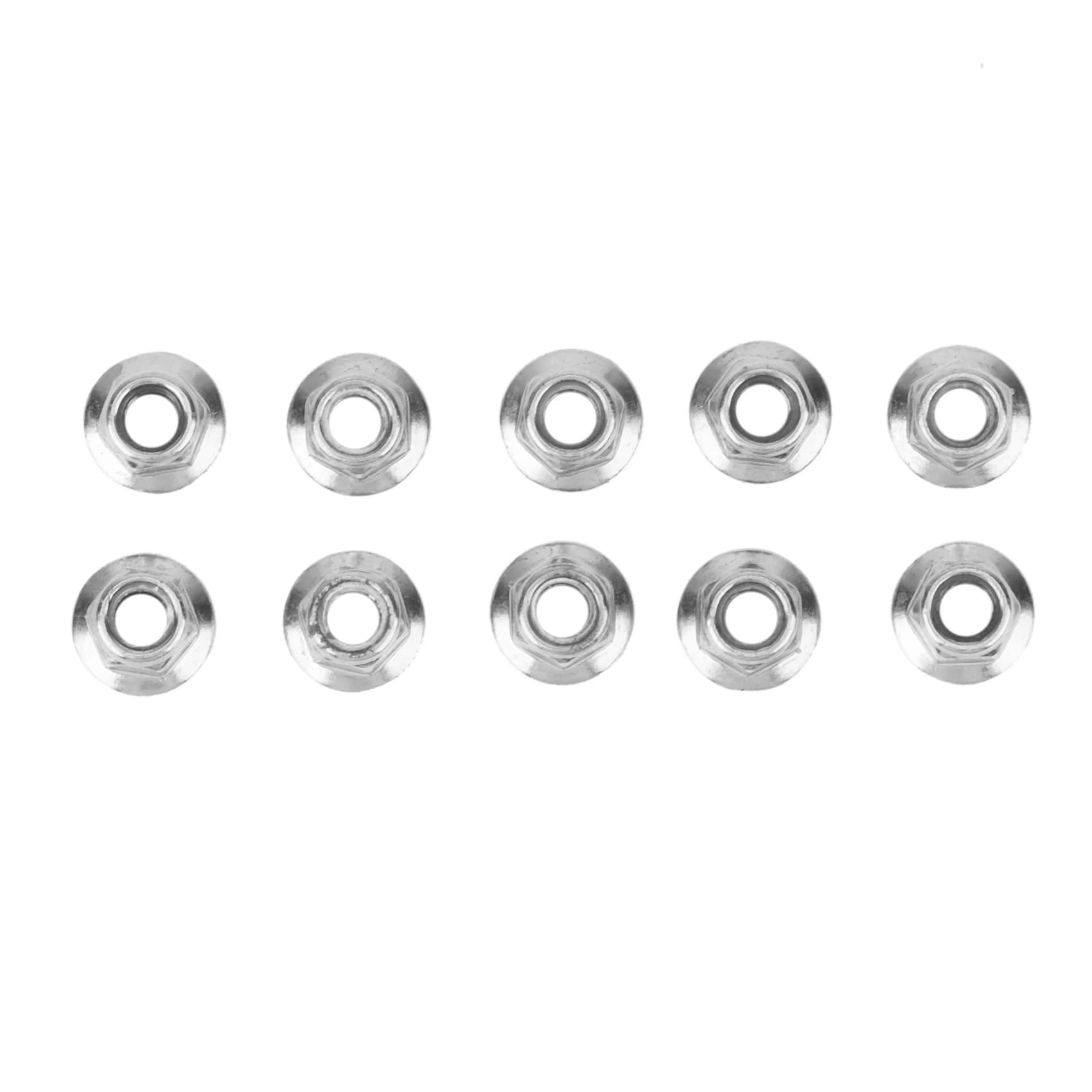 10PCS Metal 5Mm M5 Wheel Lock Flange Nuts For Arrma Traxxas 1/7 1/8 RC Car FPV Racing Drone