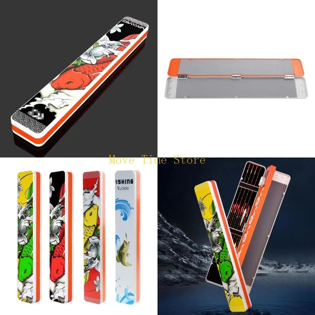 92ME Multifunction Float Fishing Line Box Winding Board Portable Fishing Tackle Box Strappys Shockproof Accessory Storage Box