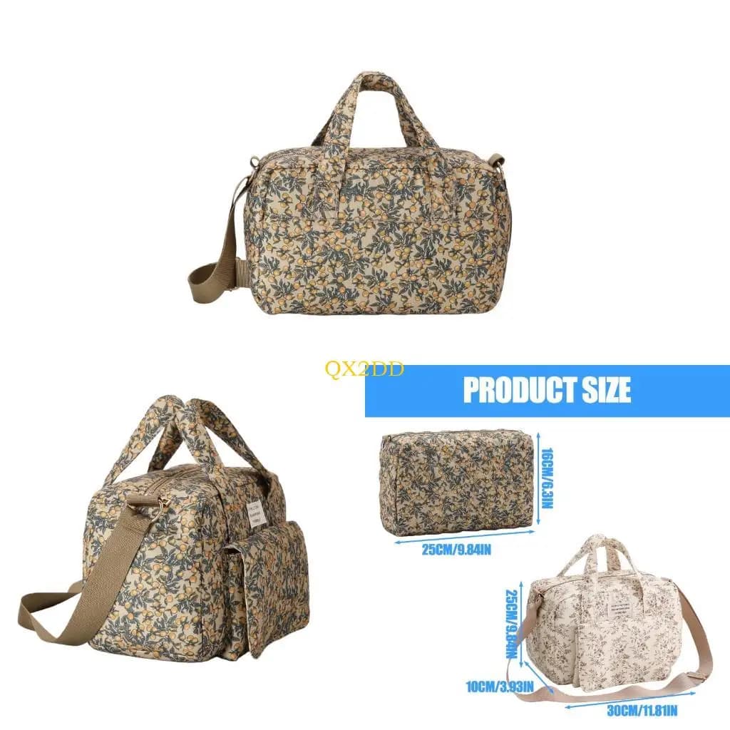 QX2D Design trapuntato Passeggini Borsa da appendere Borse in poliestere Borsa multifunzione per riporre oggetti per