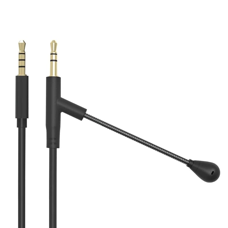 3.5mm Audio Cable with Microphone For Boompro Gaming Headset V-MODA Headset V-MODA Crossfade M-100 LP2 M-80 Audio-Line