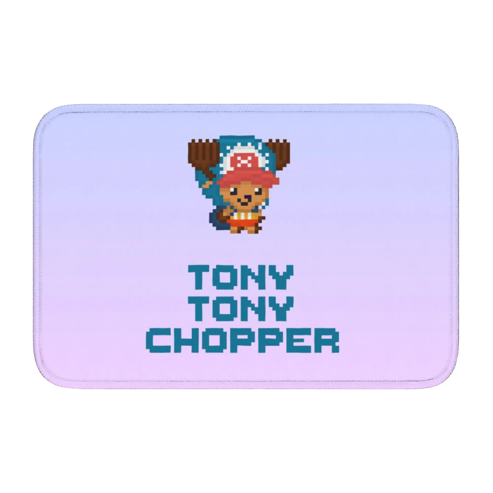 Tappetino personalizzato Tony Tony Chopper antiscivolo per bagno, cucina, soggiorno, ingresso, tappeto per pavimento, zerbino.