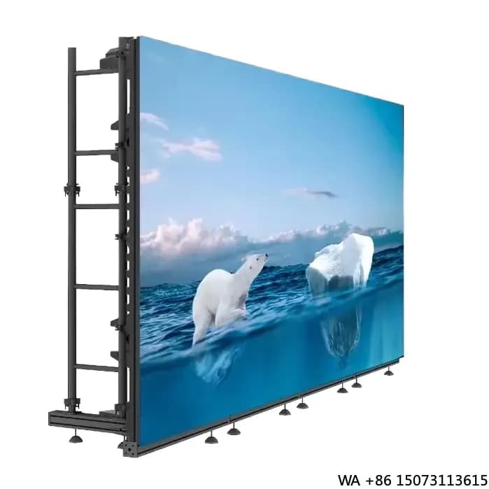 P3.91 LED Screen Customized for Rent 500*1000mm High Brightness for Football Fields and Churches