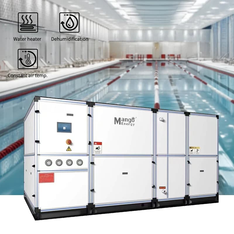 Efficiente scaldabagno con pompa di calore per deumidificatore per piscine per piscine interne