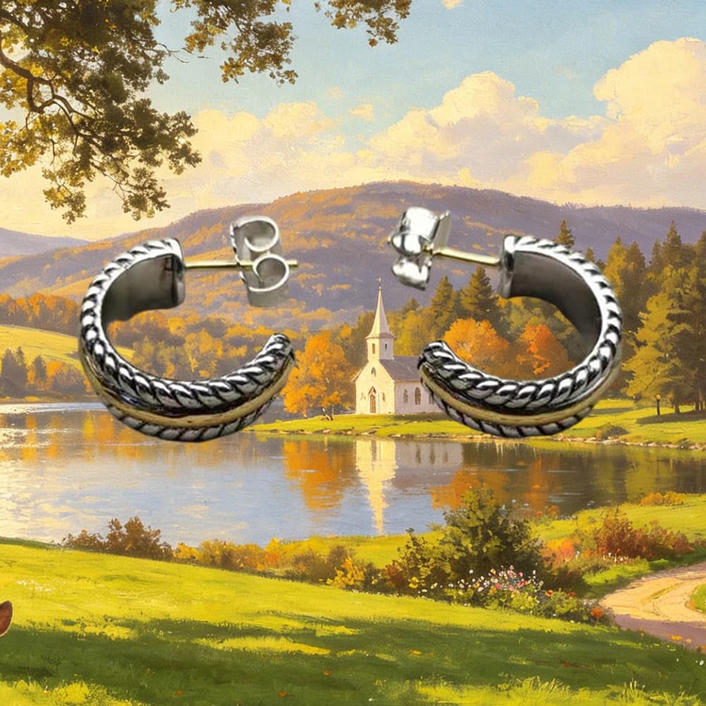 High Quality Sensitive Ear Safe DY 925 Sterling Silver Ear Studs Anti Fade Romantic Valentine Lovers Matching Silver Accessory