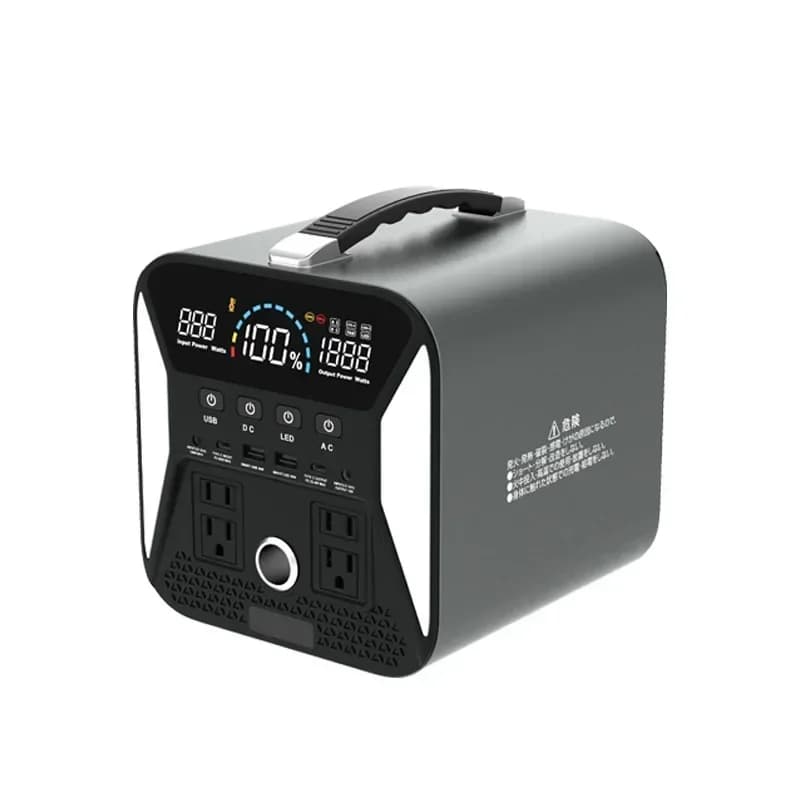 Nuova centrale solare portatile LifePO4 da 500 W 110v220v 500wh300wh con generatore di pannelli solari inverter per esterni
