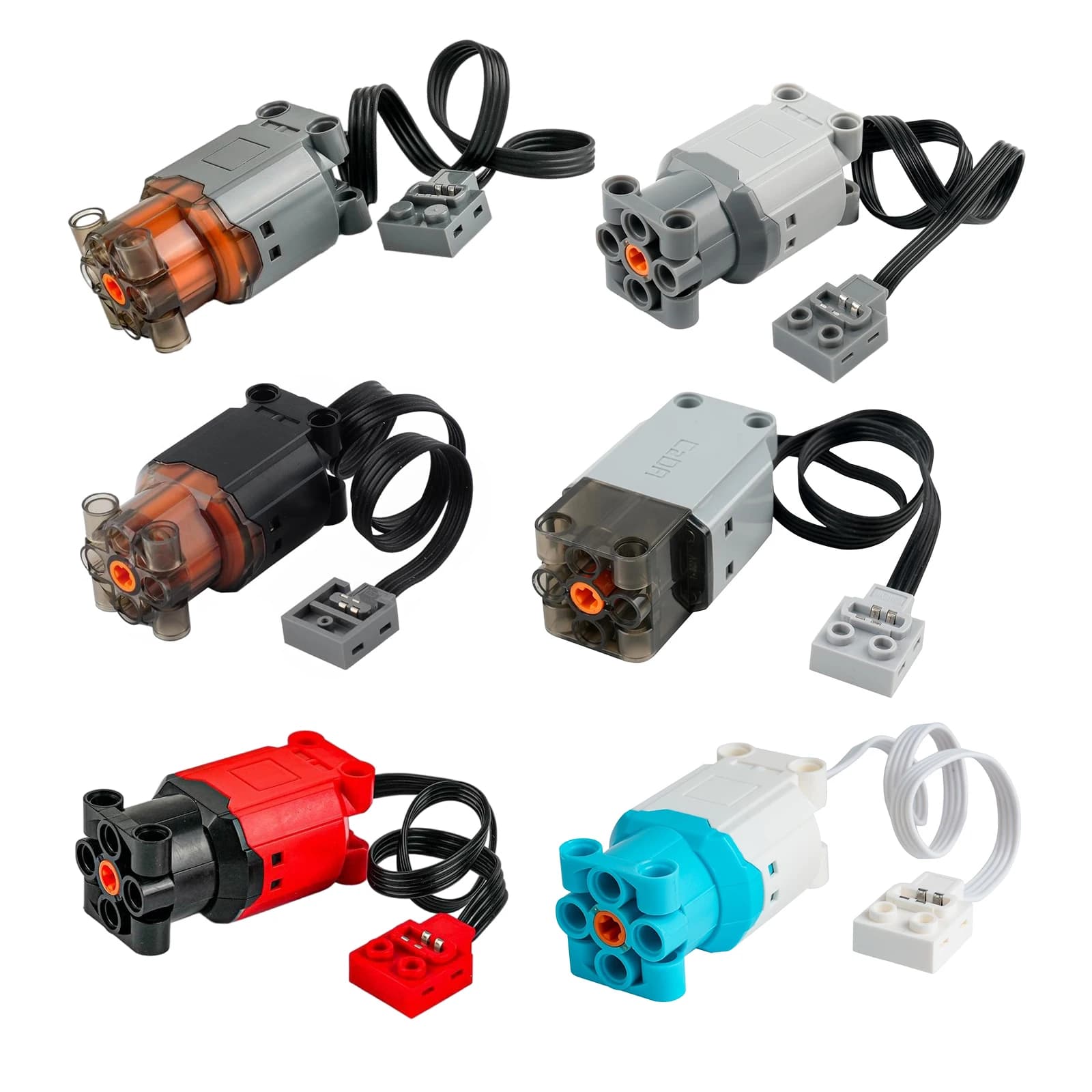 MOC Power Functions L Motor Kit for Technical-Compatible Building Blocks DIY Bricks Accessory Projects