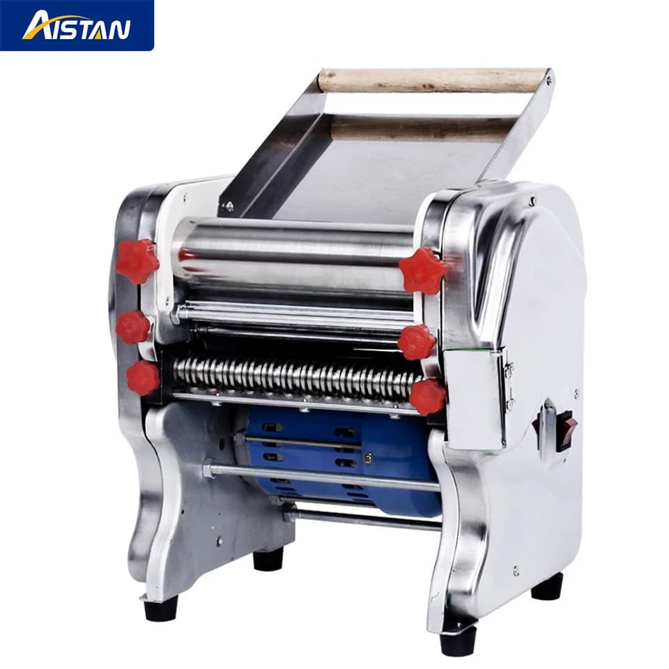 FKM240 Macchina per pasta elettrica commerciale, macchina per noodle automatica, pressa a rulli per pasta resistente 2 in 1