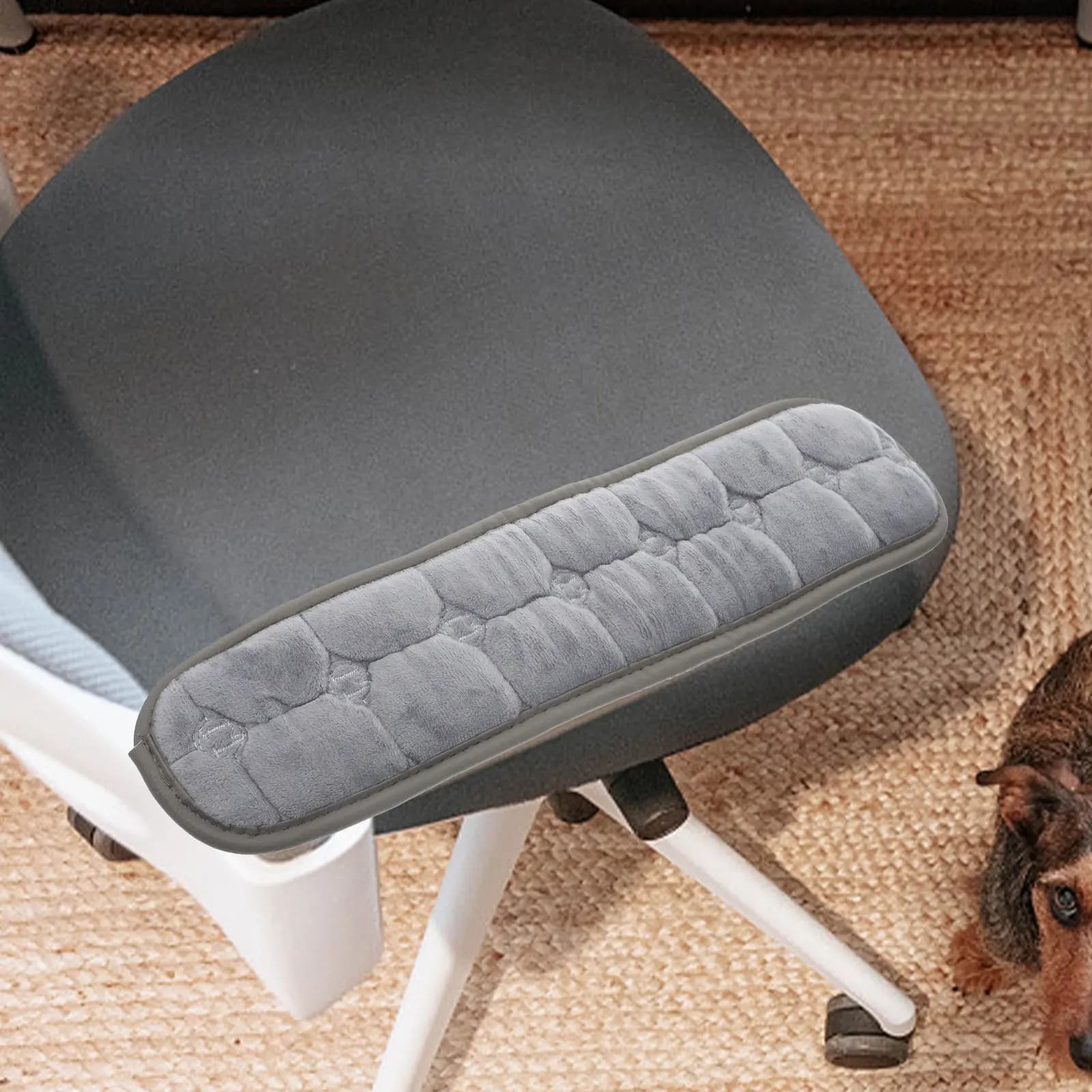 1 Paio di Cuscinetti Premium in Memory Foam per Braccioli di Sedie da Ufficio, Sala da Pranzo, Bar e Gaming - Supporto per Gomiti e Copri Braccioli