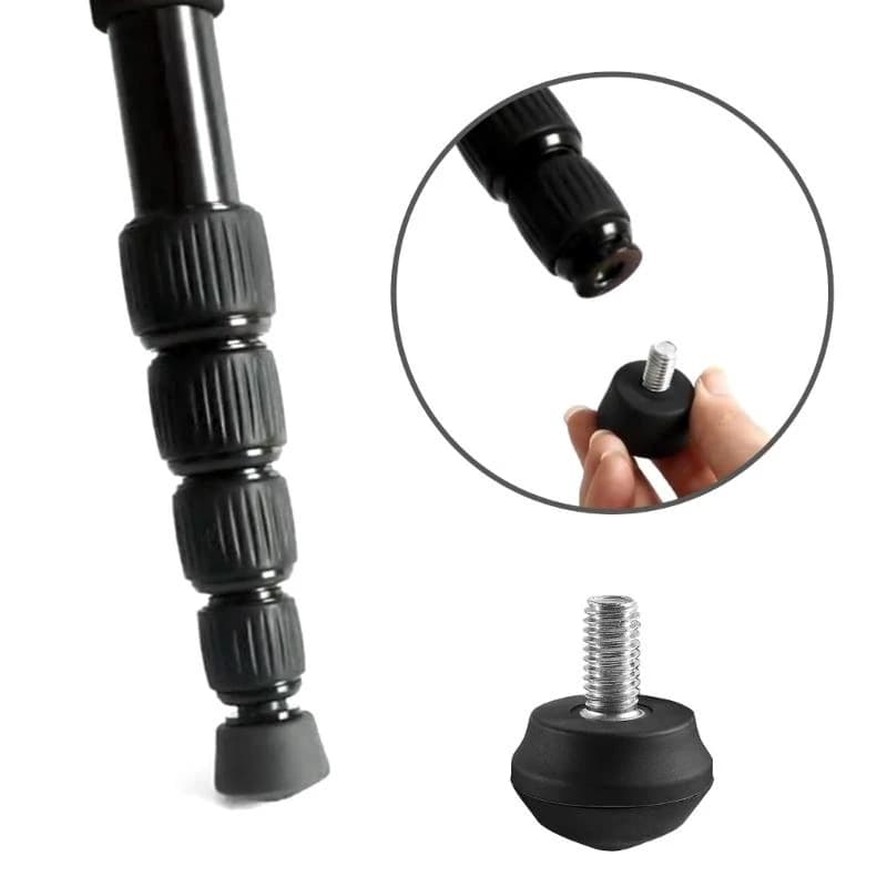 3/8''' non-slip rubber foot for photo with tripod and monopoly