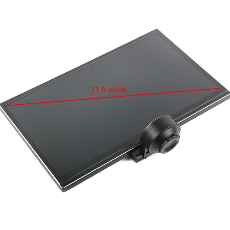 CCD HDMI FHD Videocamera per microscopio industriale Sistema di integrazione 1080P Monitor LCD da 11,6 pollici per microscopio trinoculare stereo