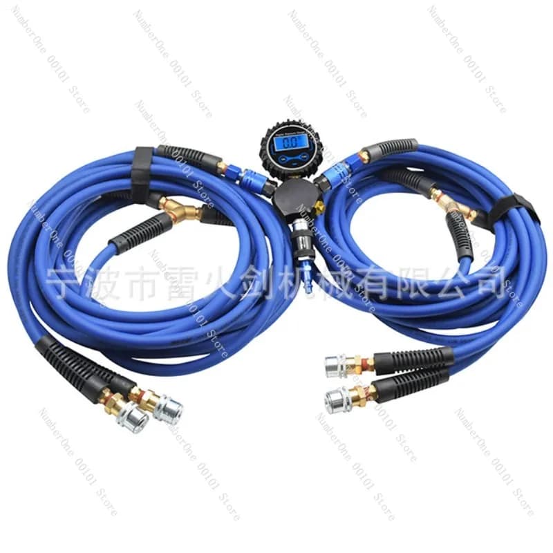 Manometro digitale per gonfiaggio automatico dei pneumatici Accessori per connettori pneumatici da 150 psi, tubo tracheale, manometro per pneumatici