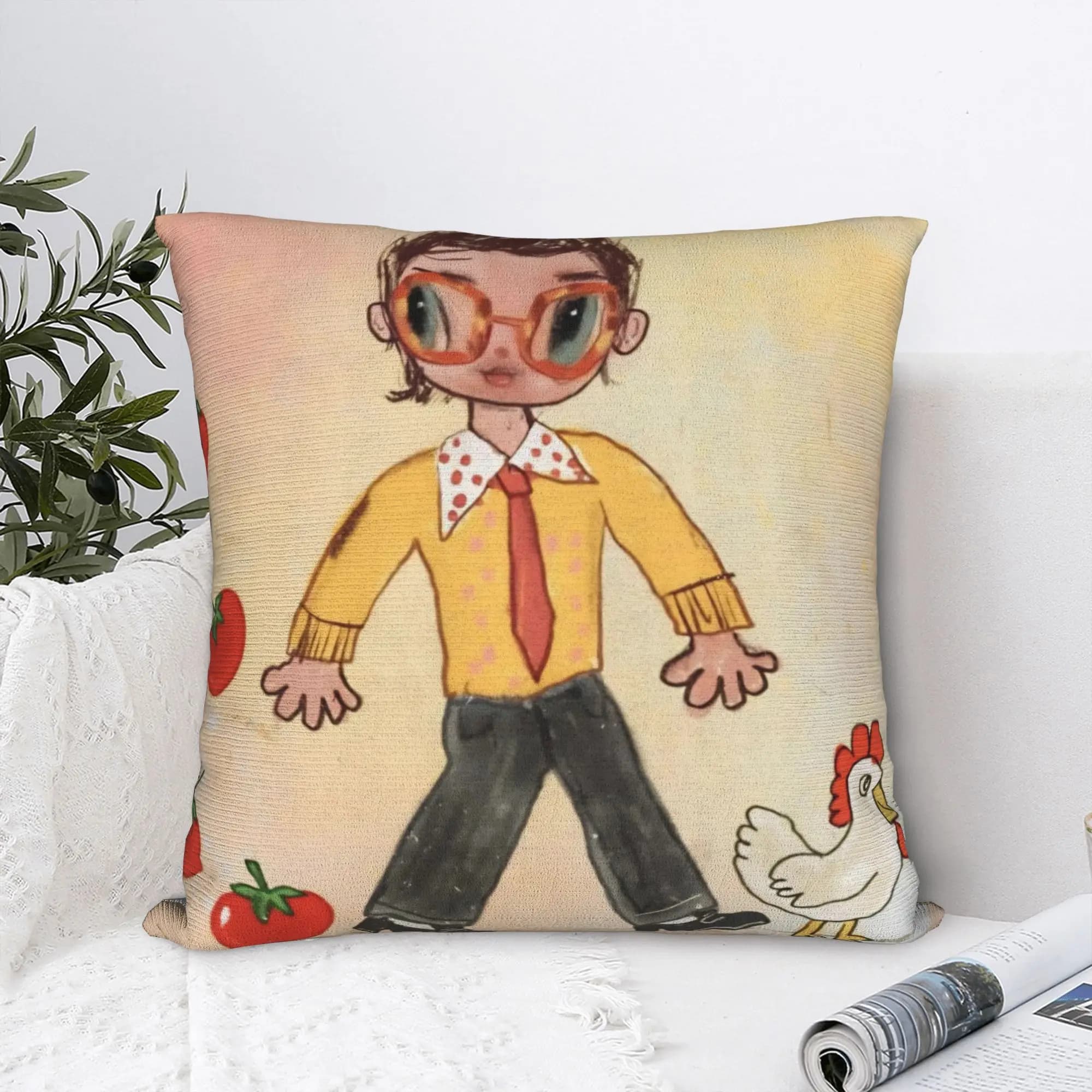 Kiss All The Time Disco Pillowcase Polyester Cushion Cover Gift Harrys Music Styles Pillow Case Cover Seat Dropshipping 45*45cm