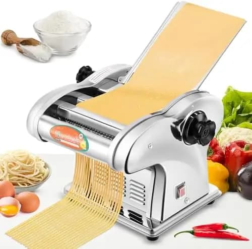 Macchina Elettrica per Pasta Newhai - 110V, in Acciaio Inox, per Uso Domestico