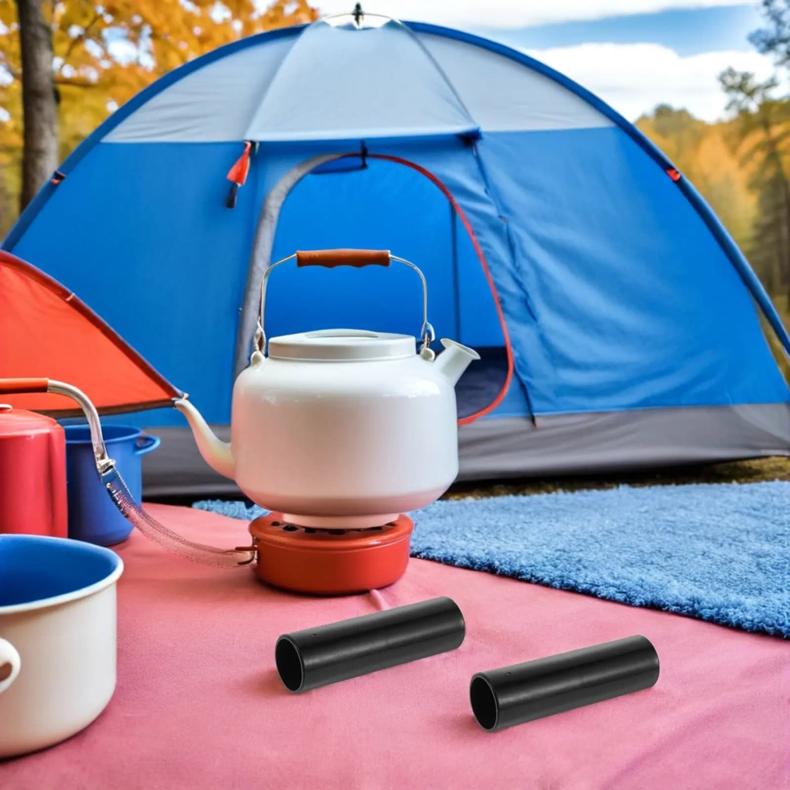 6 Pcs Tent Spare Parts for Poles Canopy Direct Buckle Plastic Joints Connector Camping Accessory Portable