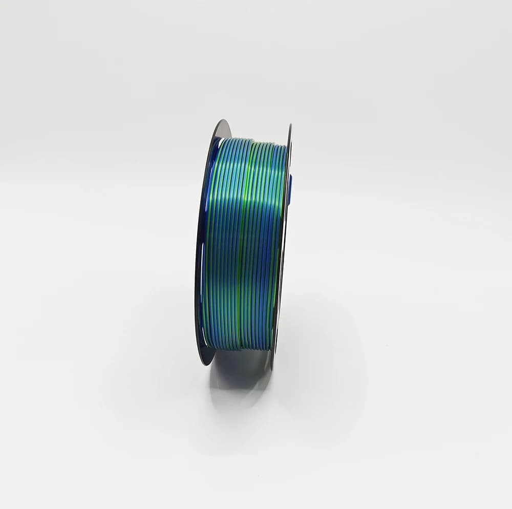 200g/Roll Dual Color Silk Filament 1.75mm Red-Blue/Red-Black/Red-Gold/Blue-Green 3D Printer PLA Filament