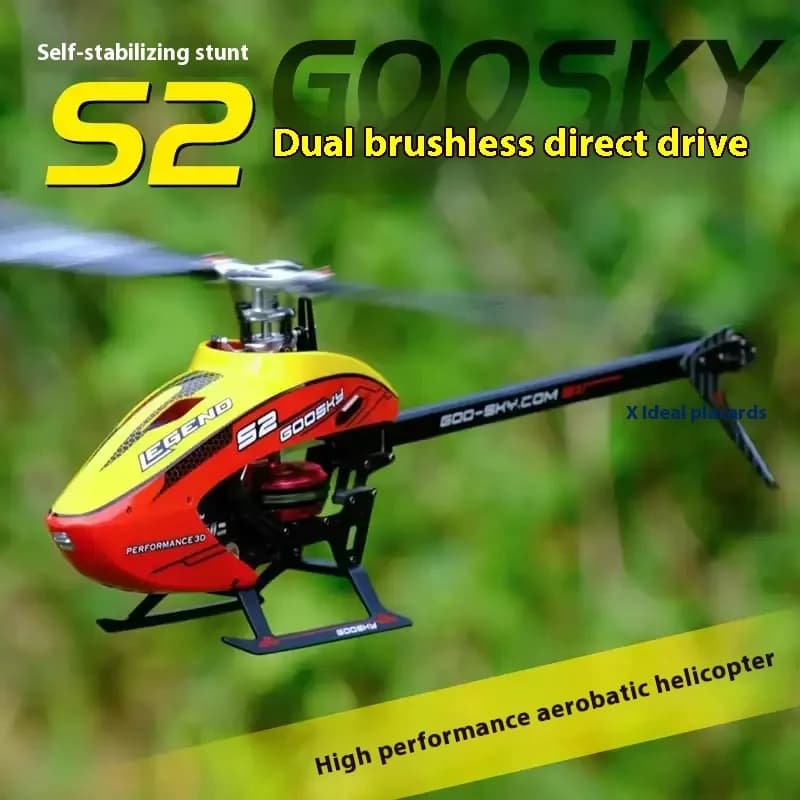 Goosky Technology S2 Modello di elicottero Aereo 3d Stunt Elicottero Rc Regalo di compleanno per bambini con telecomando