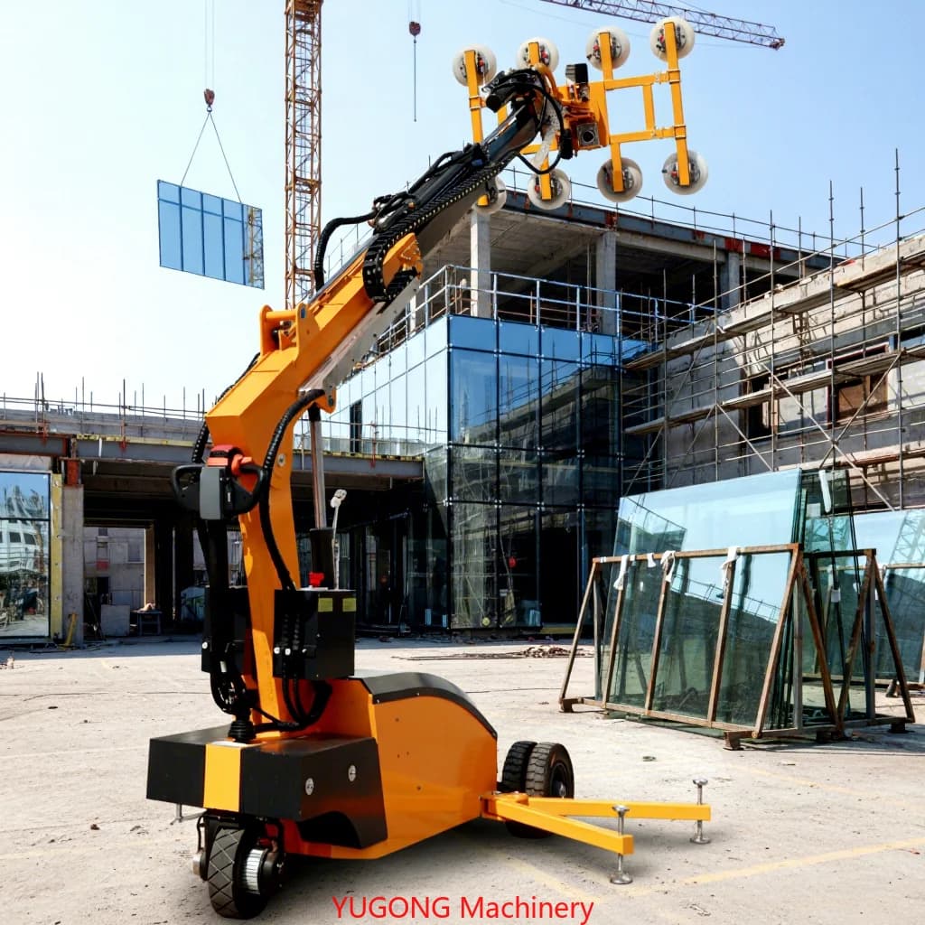 Attrezzatura di sollevamento robotizzata con ventose a vuoto per vetro e lastre metalliche con certificazione CE e ISO