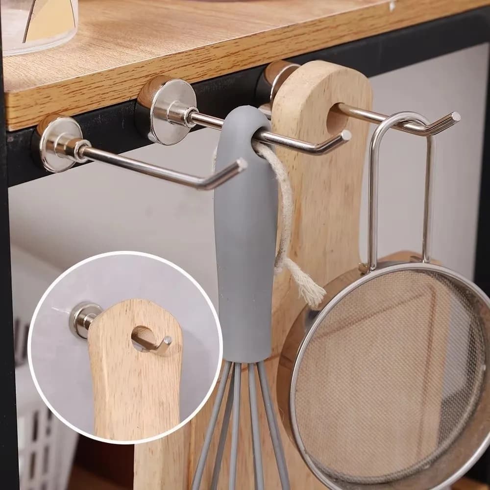 1/5PCS Wall-mounted Metal Strong Magnetic Hook Punch-free Heavy-duty Wall Hanging Magnet Racks Right Angle 45° Key Hanger