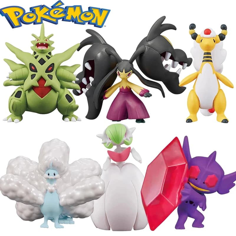 Originale Taraka Tomy Pokemon Figura Giocattolo Mega Gardevoir Mawile Sableye Tyranitar Ampharos Altaria Modello Regali Bambole Da Collezione