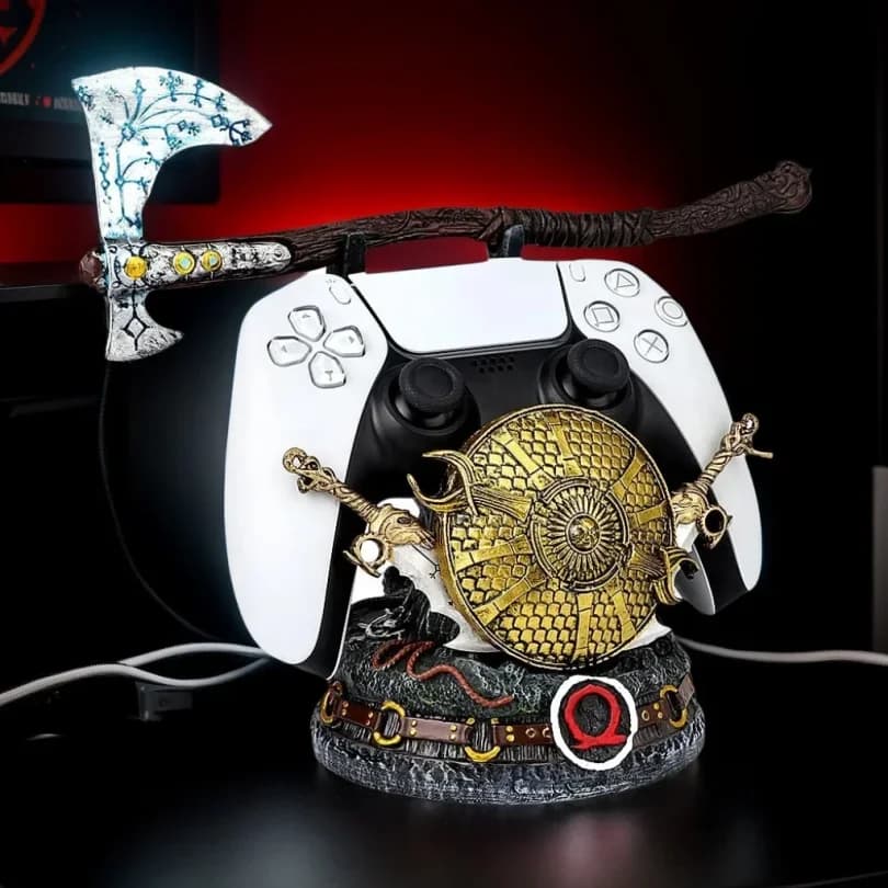 2025 Nuovo gioco God of War per controller PS5/Xbox/PS4 Supporto creativo Supporto per gamepad unico Decorazione desktop Accessori da gioco