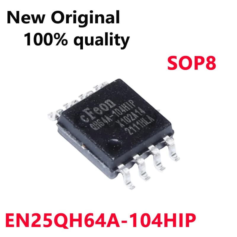 5/PCS Nuovo Originale EN25QH64A-104HIP QH64A-104HIP SOP8 64Mbit 8MB chip di memoria flash Disponibile