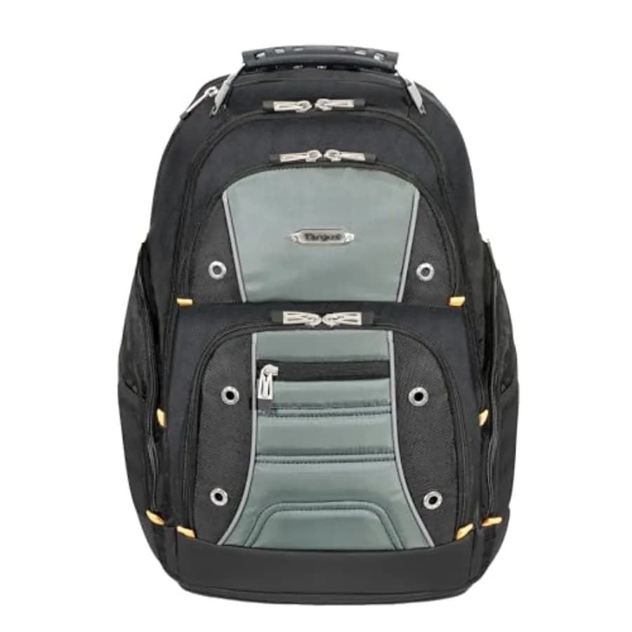 Drifter II Laptop Backpack, Black/Gray Backpack for Men for Business and Travel, Durable Water-Resistant Material, Fits up to 1