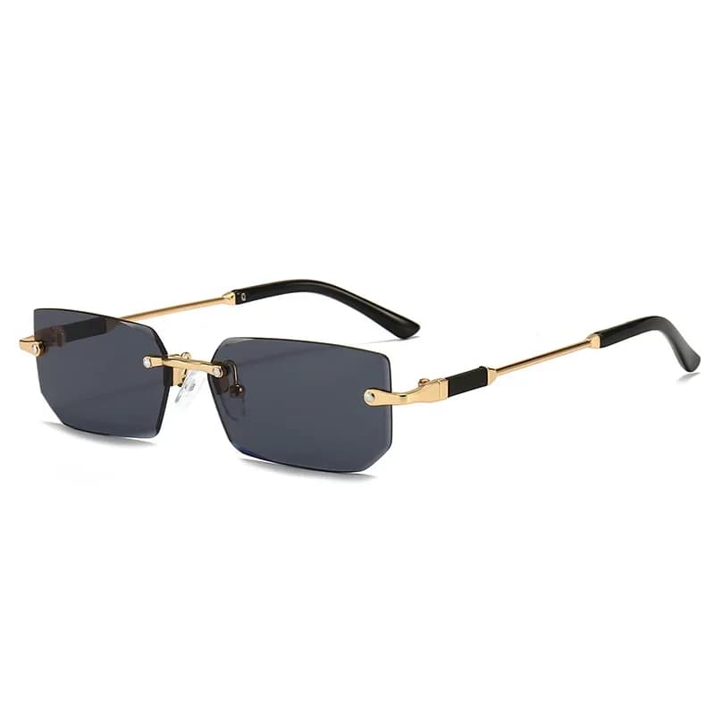Fashion Rimless RecSunglasses Popular Women Men Shades Small Square Sun Glasses For Female Male Summer Traveling glasses
