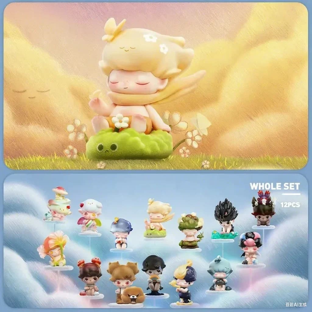 POP MART Dimoo by Your Side Series Blind Box - Mystery Action Figure Surprise Cute Model Toy for Birthday Gifts