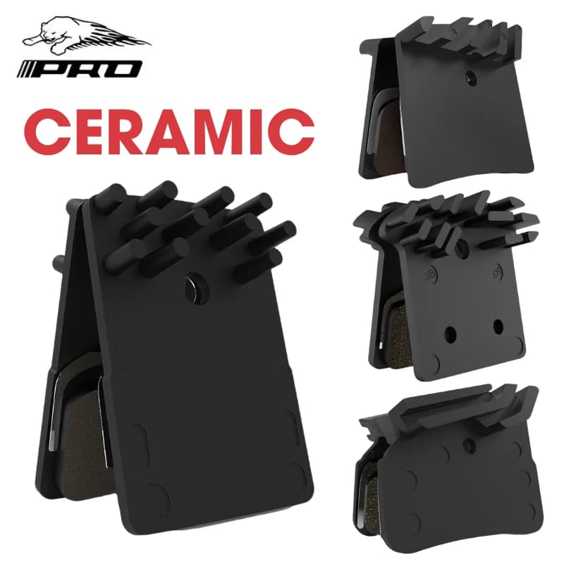 IIIPRO Bike Brake Pad Ceramic Bicycle Hydraulic Disc Brake Pad Wear-resistant Heat Dissipation Gravel Road Cycling Accessories