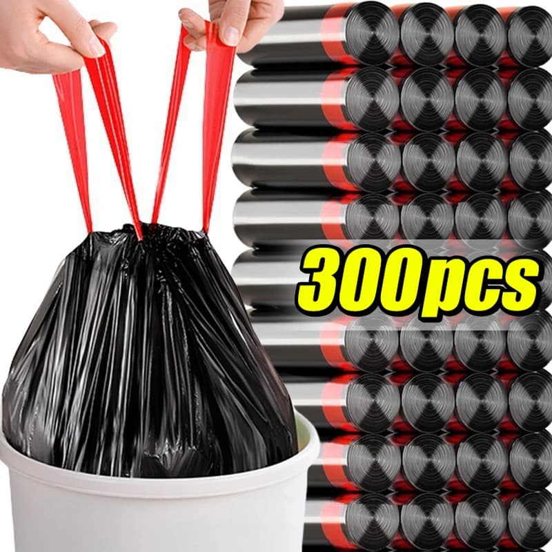 Sacchetti della spazzatura Sacchetti della spazzatura con coulisse Sacchetti della spazzatura piccoli Fodere per cestini dei rifiuti non profumate per cucina, bagno, ufficio
