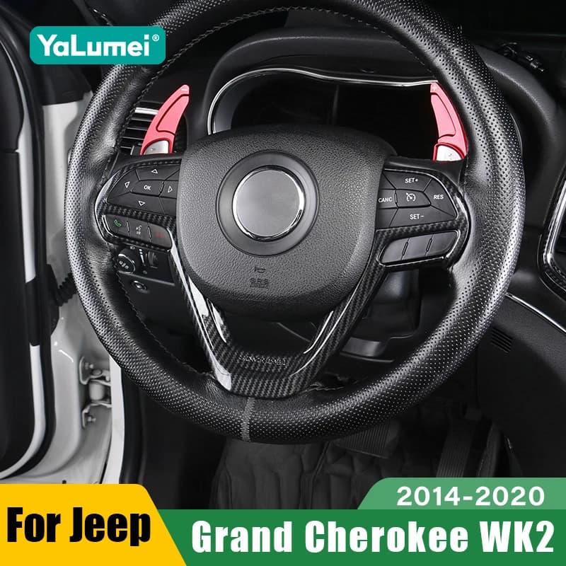 Per Jeep Grand Cherokee WK2 2011 2012 2013 2014 2015 2016 2017 2018 2019 2020 Auto Volante Pulsante Pannello di Copertura Accessori