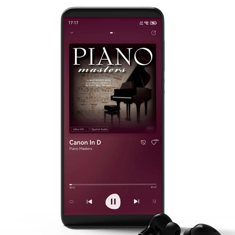 Lettore musicale portatile Android 13 da 320 GB ROM Famue da 6 GB di RAM MP3/MP4, Google Play Store Preinstallato, Spotify e Apple Music, WiFi