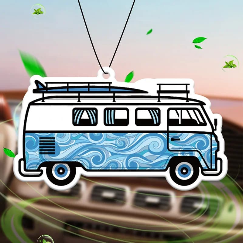 Deodorante per Auto Blue Bus Intercontinental Hotel (Profumo di Hotel) | Supporto per Specchietto Retrovisore e Clip per Bocchetta dell'Aria a Doppio Uso | Compresse per Aromaterapia in Materiale Naturale | Fragranza a Lunga Durata per 90 Giorni | Senza alcol | Non teme l'esposizione diretta al sole | Progettato specificamente per la rimozione degli odori in auto, armadi e bagni. | Grafica Animata per Cartoni Animati | Unisex | Fragranza di Lusso | La Stessa Fragranza Oceanica Utilizzata nei Hotel a Cinque Stelle