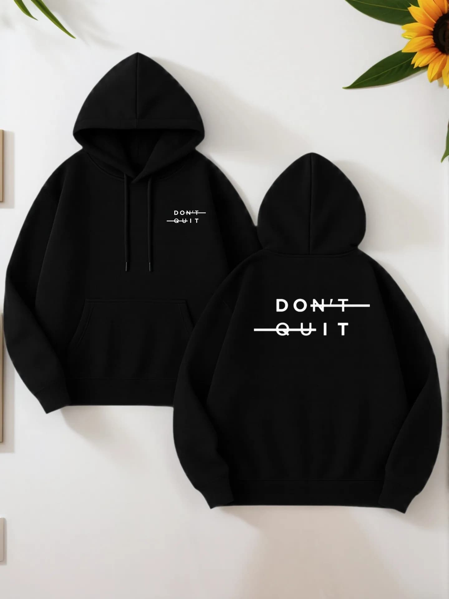 Felpa con cappuccio grafica da uomo, stile streetwear, foderata in pile, stampa di lettere, da indossare tutti i giorni, per giovani uomini
