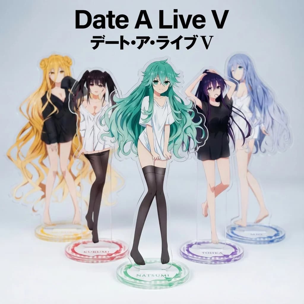 Data A Live V Supporto acrilico 15 cm Kurumi Tokisaki Tohka Yatogami Anime Figura Decorazione desktop Collezione Regali