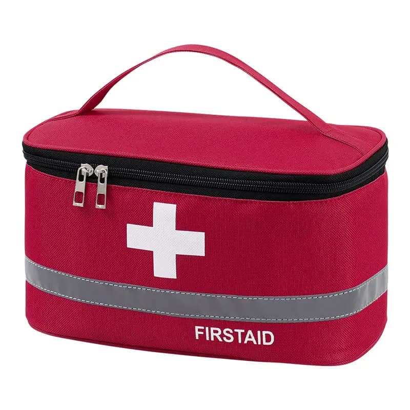 Kit di pronto soccorso per esterni portatile borsa per la conservazione dei medicinali borsa di salvataggio per la casa organizzatore di immagazzinaggio di Kit medici di grande capacità per bambini