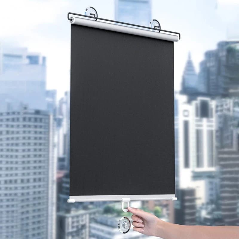 Trapless Roller Window Shop Home Decoration Home Decoration Darkening Blind Day Night Drilling Rounding Outer Shutter