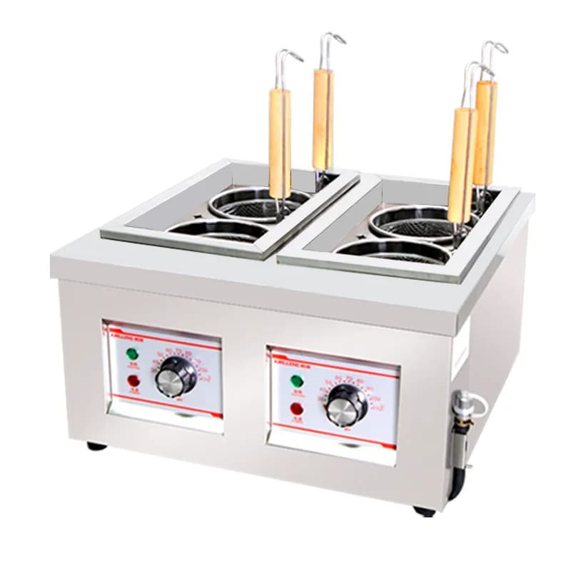 Cuocipasta Automatico in Acciaio Inox, Attrezzatura da Cucina Professionale, Macchina per Cuocere Pasta e Noodle, Cuocipasta Commerciale