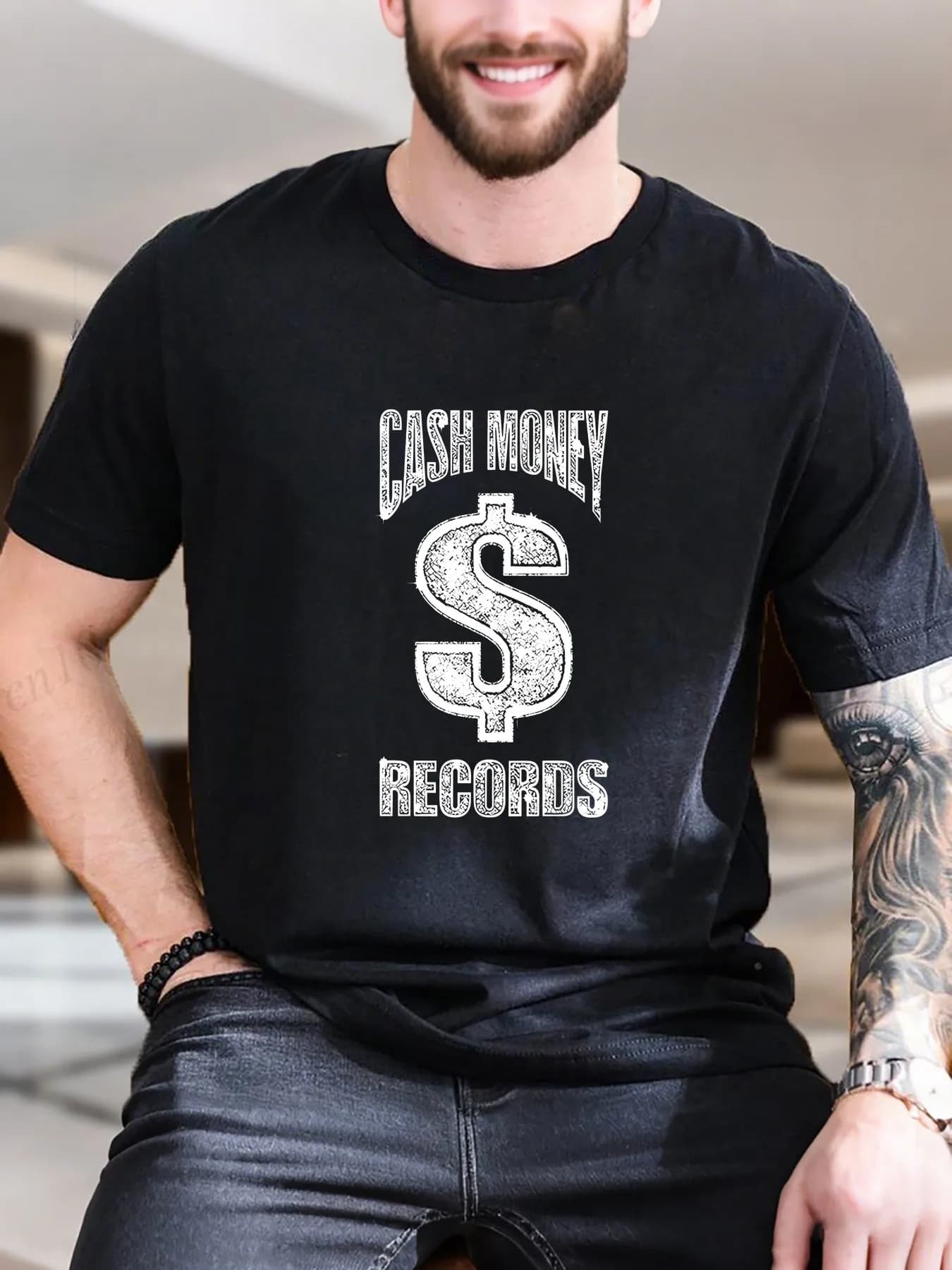 T-shirt con stampa grafica da uomo di nuova moda di arrivo Design da spiaggia da surf 100% cotone Comodo top estivo casual traspirante per Tr