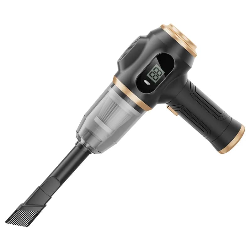 Aspirapolvere per Auto Portatile Senza Fili, Aspiratore Manuale per Auto e Casa, Super Aspirazione, Soffiatore per Auto
