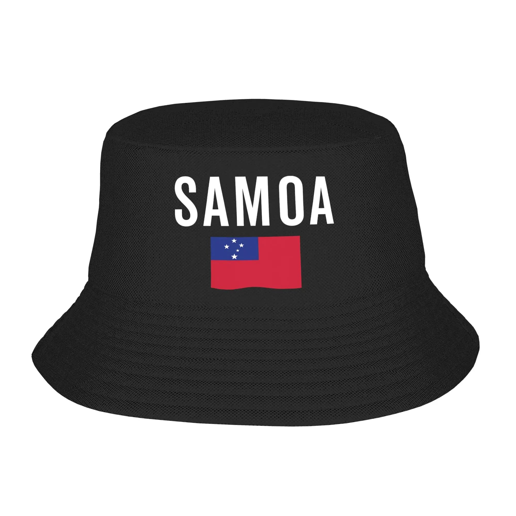 Cappello da pescatore con bandiera delle Samoa, alla moda estiva, per uomo e donna, personalizzato, da viaggio, escursionismo, con fantasia, protezione solare per esterni