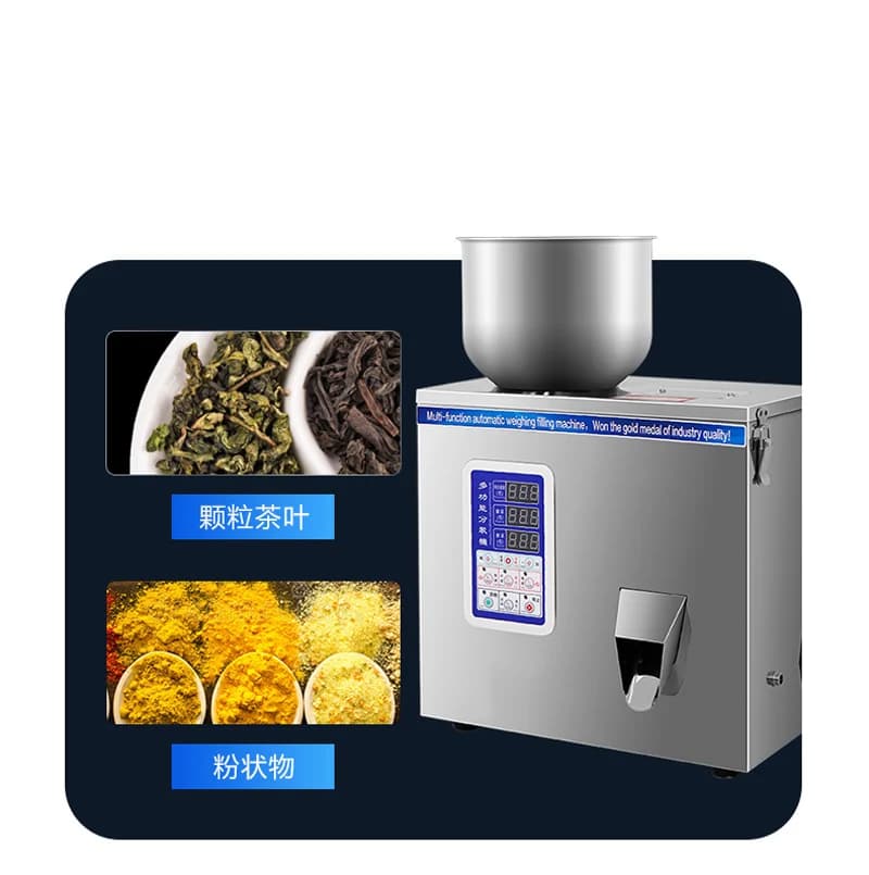 Electric Particle Powder Packaging Machine Multi Functional Commercial Tea Grain Screw Filling Machine