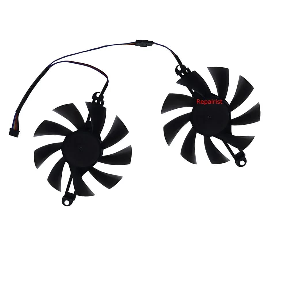 2 pz/set, 85MM di diametro, 98MM di distanza di montaggio, ventola per scheda Video, FL8015 12VB, per ENVINDA RX580 8GB 2048sp, per ENVINDA RX 6600M 8g