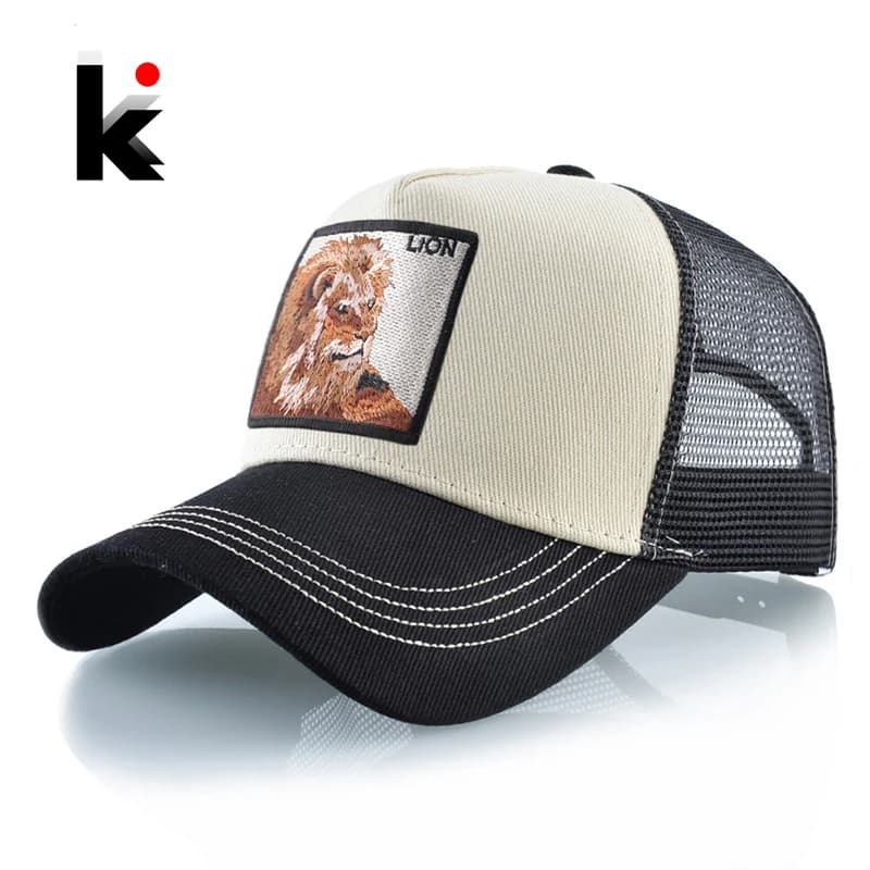 Berretto da Baseball Hip Hop con ricamo leone Patch Snapback Streetwear Trucker Caps uomo donna cappelli da Baseball Drake cappello quattro stagioni