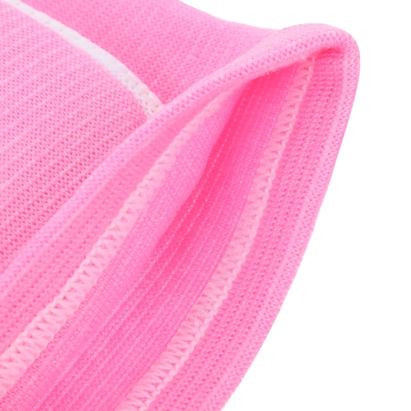1 paio di ginocchiere elastiche rinforzate per atleti, supporto antiscivolo per badminton, tennis, danza