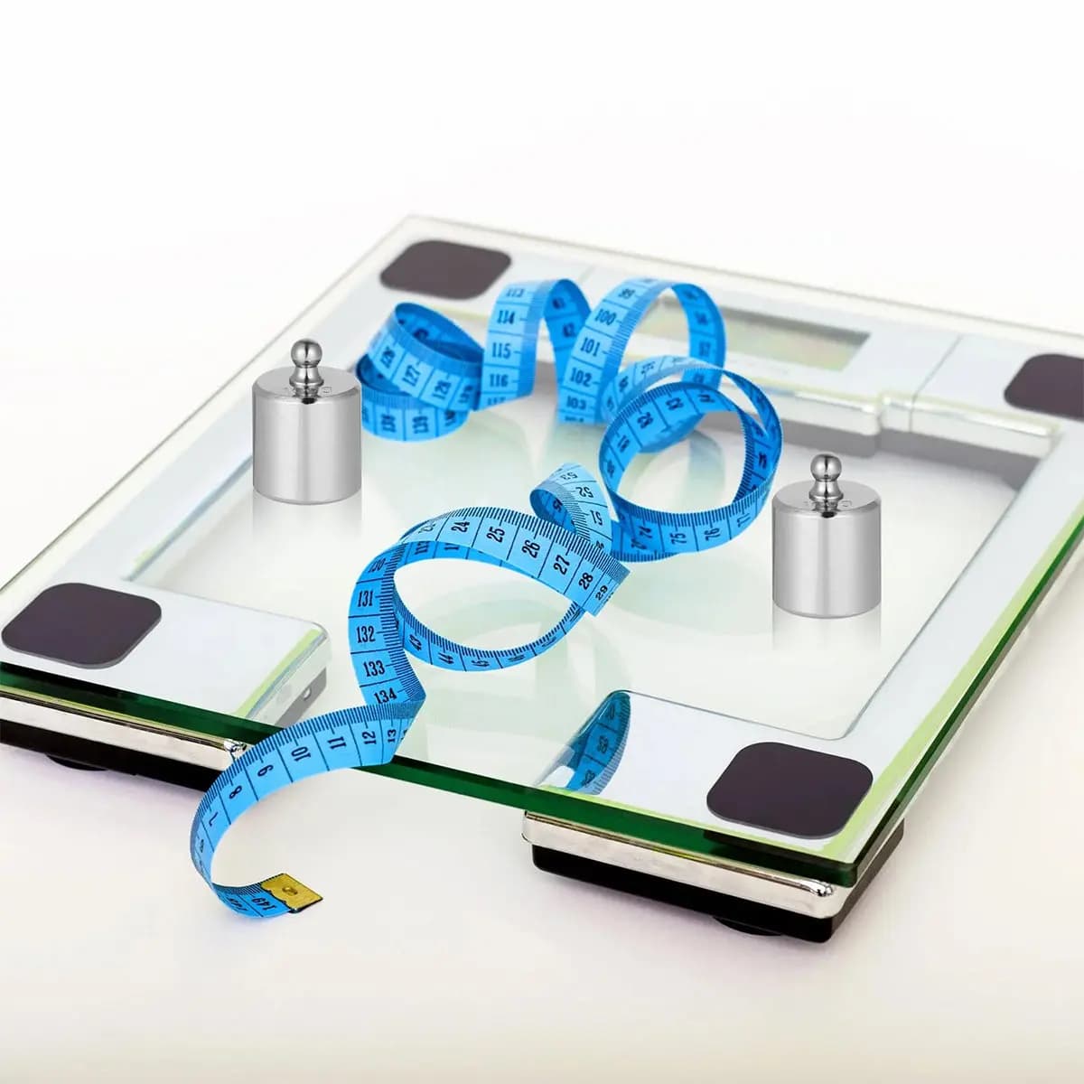 Set of 4 100G Chromed Steel Calibration Weights, Laboratory Balancing Tools, Education and Digital Balancing